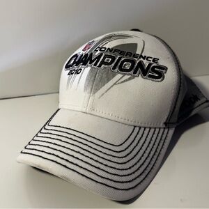Reebok White and Black Conference Champions 2010 Cap